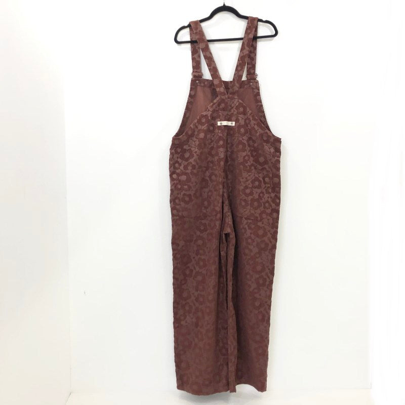 【中古】 EMBOSSED CORDUROY ICIRIAN OVERALL オーバーオール T24AW-OA01 2024A/W ボルドー/バーガンディー サイズ：2