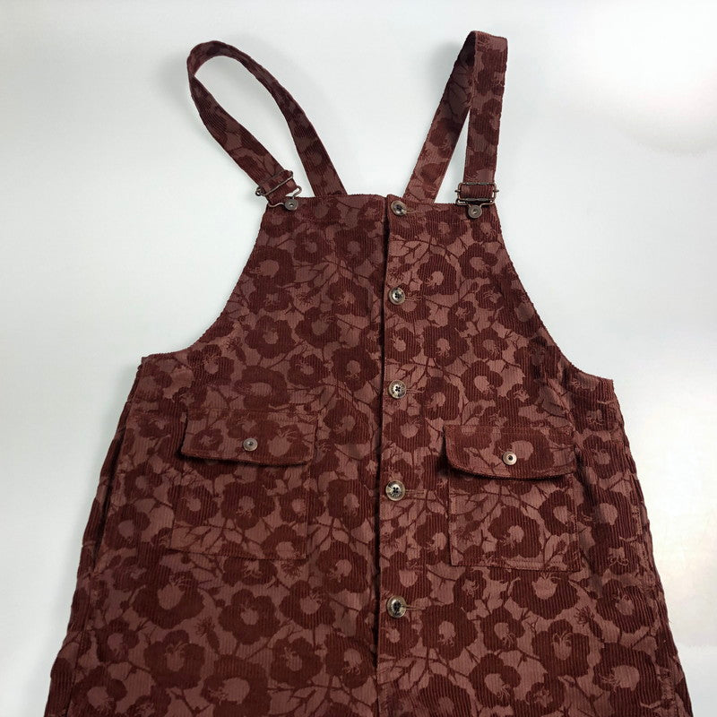 【中古】 EMBOSSED CORDUROY ICIRIAN OVERALL オーバーオール T24AW-OA01 2024A/W ボルドー/バーガンディー サイズ：2