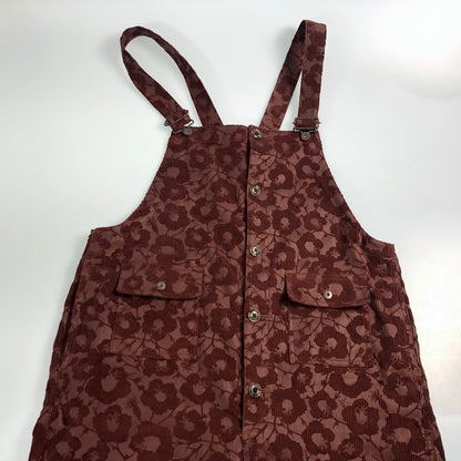 【中古】 EMBOSSED CORDUROY ICIRIAN OVERALL オーバーオール T24AW-OA01 2024A/W ボルドー/バーガンディー サイズ：2