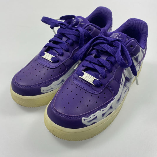 【中古】NIKE | ナイキ AIR FORCE 1 '07 QS 'SKELETON スニーカー CU8067-500 パープル 23.5cm