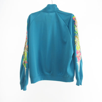 【中古】doublet | ダブレット CHAOS EMBROIDERY TRACK JACKET ジャージ 19SS08BL83 ライトブルー サイズ：S