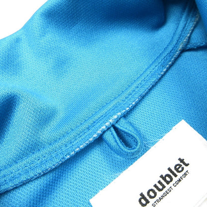 【中古】doublet | ダブレット CHAOS EMBROIDERY TRACK JACKET ジャージ 19SS08BL83 ライトブルー サイズ：S