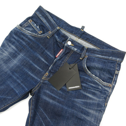 【中古】DSQUARED2 | ディースクエアード SKATER JEANS デニムパンツ S74LB1591 ネイビー サイズ：48