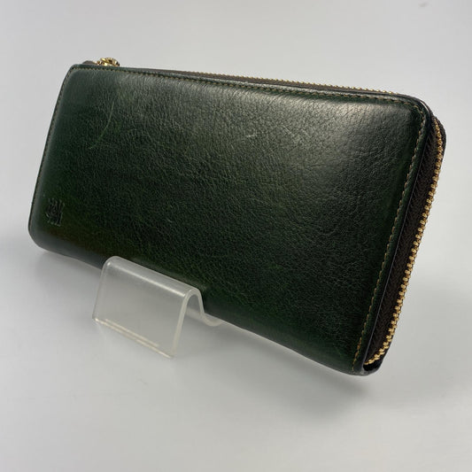 【中古】COCOMEISTER | ココマイスター Darlington Handrail 長財布 45015001 グリーン