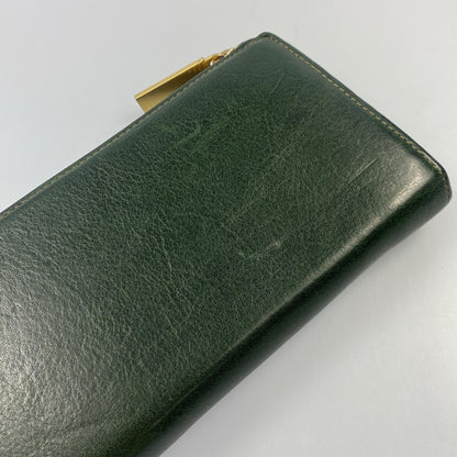 【中古】COCOMEISTER | ココマイスター Darlington Handrail 長財布 45015001 グリーン