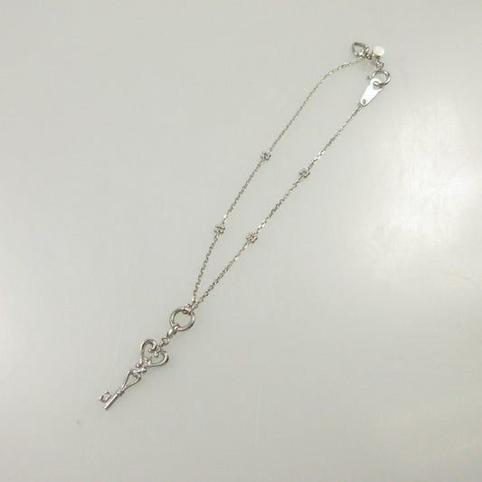 【中古】 ブレスレット K18WG製 シルバー
