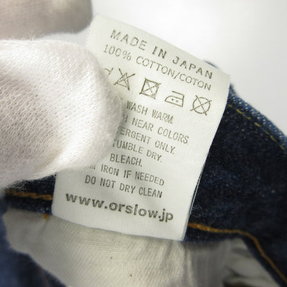 【中古】orSlow | オアスロウ 105 STANDARD DENIM デニムパンツ 01-1050-81 ネイビー サイズ：S