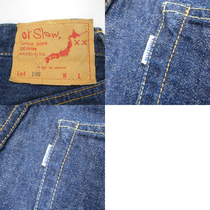 【中古】orSlow | オアスロウ 105 STANDARD DENIM デニムパンツ 01-1050-81 ネイビー サイズ：S