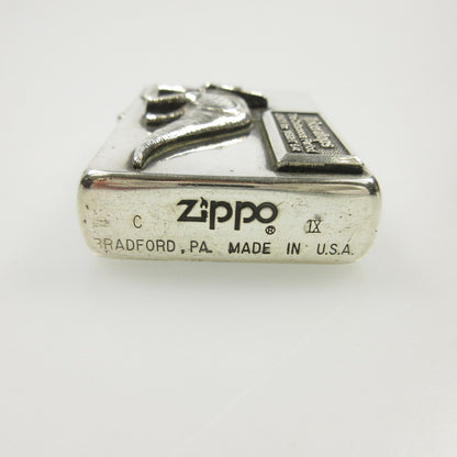 【中古】ZIPPO | ジッポ 恐竜トリケラトプス ライター シリアル有 シルバー