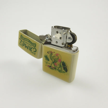 【中古】ZIPPO | ジッポ CAMEL KING SIZE NUTTY MENTHOL ライター 年式:2007年製 イエロー
