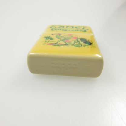 【中古】ZIPPO | ジッポ CAMEL KING SIZE NUTTY MENTHOL ライター 年式:2007年製 イエロー