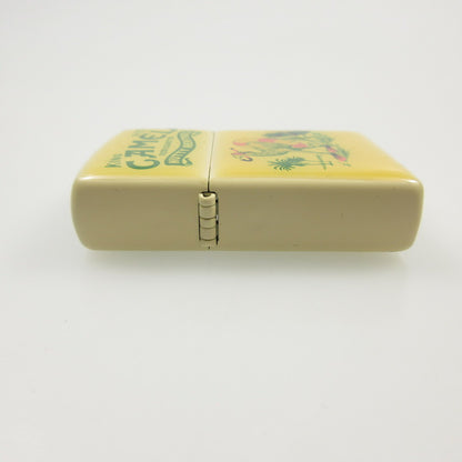 【中古】ZIPPO | ジッポ CAMEL KING SIZE NUTTY MENTHOL ライター 年式:2007年製 イエロー