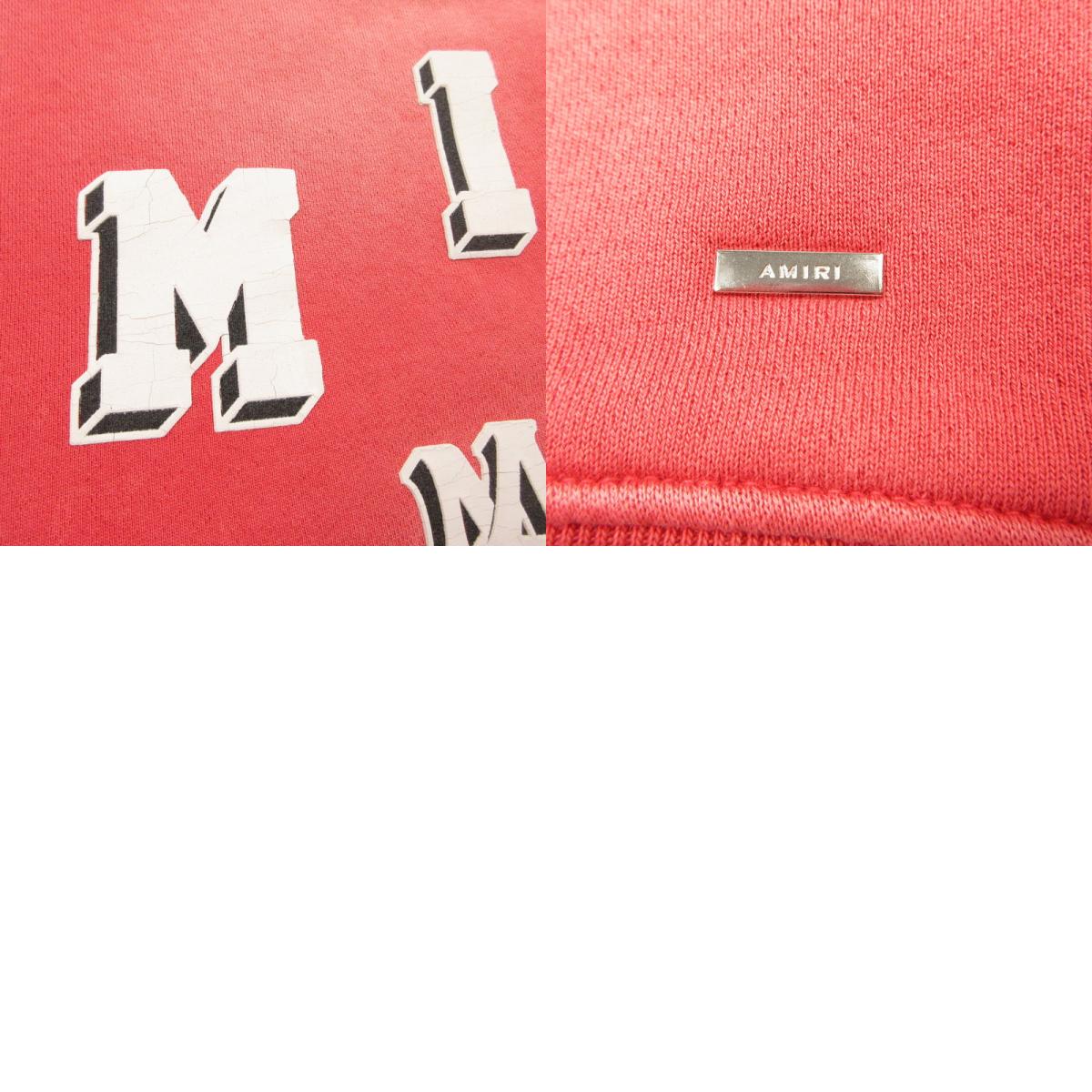 【中古】AMIRI | アミリ Vintage Collegiate Crewneck スウェット SRPF23MJG013 レッド サイズ：48