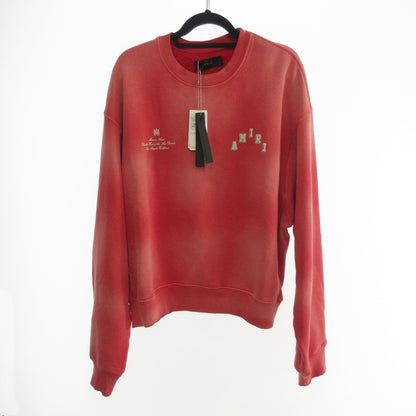 【中古】AMIRI | アミリ Vintage Collegiate Crewneck スウェット SRPF23MJG013 レッド サイズ：48