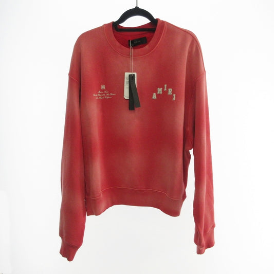 【中古】AMIRI | アミリ Vintage Collegiate Crewneck スウェット SRPF23MJG013 レッド サイズ：48