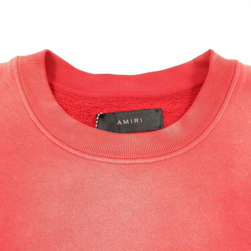 【中古】AMIRI | アミリ Vintage Collegiate Crewneck スウェット SRPF23MJG013 レッド サイズ：48