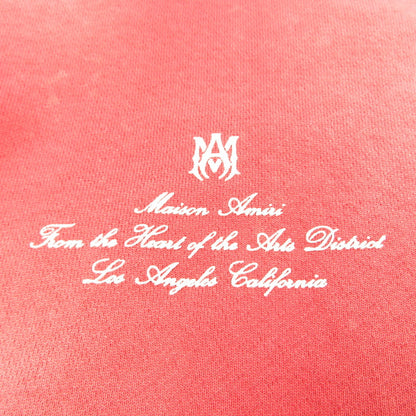 【中古】AMIRI | アミリ Vintage Collegiate Crewneck スウェット SRPF23MJG013 レッド サイズ：48