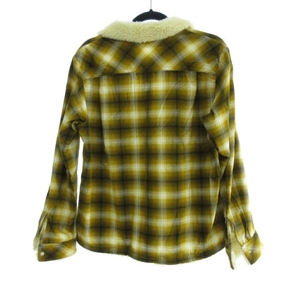 【中古】NUMBER(N)INE | ナンバーナイン PULLOVER BOA CHECK SHIRT 長袖シャツ NNS-F904 イエロー サイズ：2