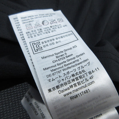【中古】Mammut | マムート Aenergy FL Longsleeve AF カットソー 1016-01350 ブラック サイズ：L