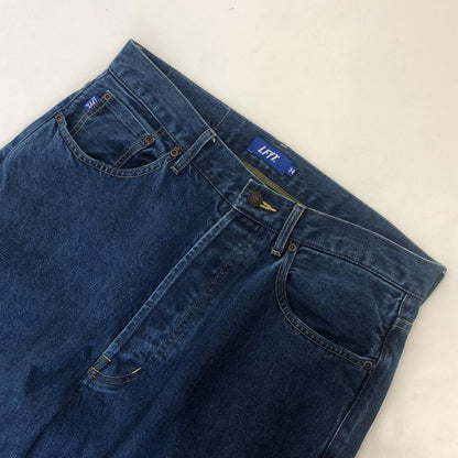【中古】Lafayette | ラファイエット 5 POCKET WASHED DENIM PANTS - BAGGIE FIT デニムパンツ LA231103 2023A/W サイズ:W34 ブルー