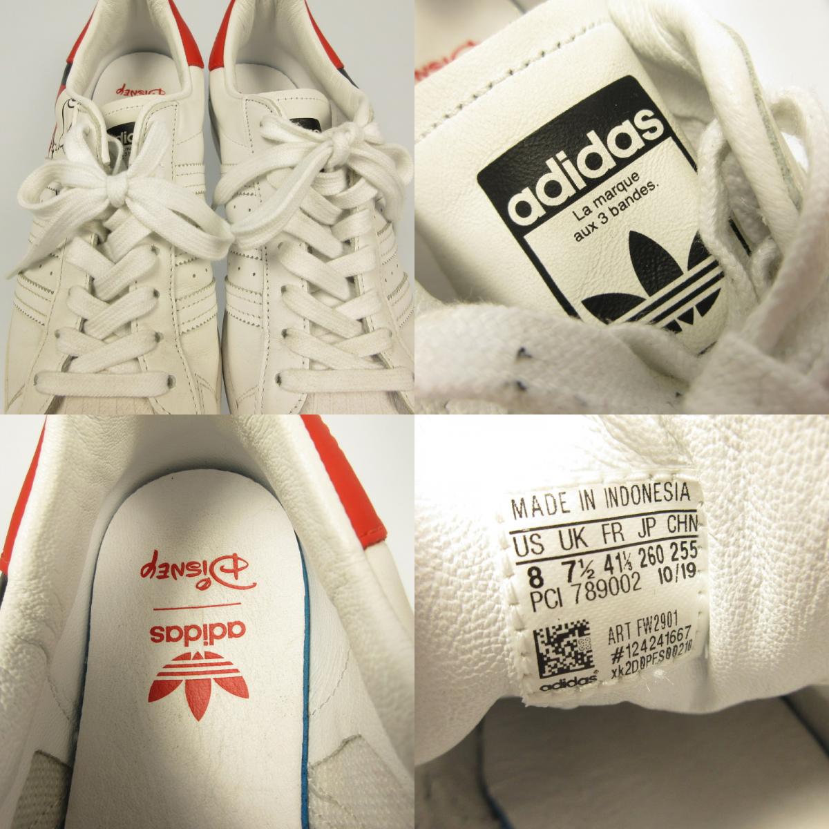 adidas | アディダス SUPER STAR CNY MICKEY MOUSE スニーカー FW2901 ×DISNEY ホワイト 26cm【姫路東店】