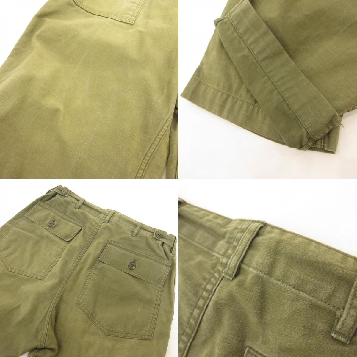 【中古】ARAN | アラン FATIGUE PT HEAVY BACK SATIN パンツ カーキ サイズ：4