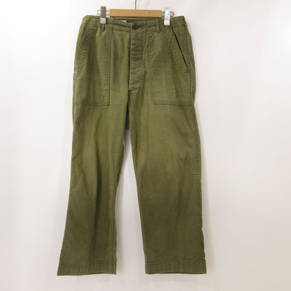 【中古】ARAN | アラン FATIGUE PT HEAVY BACK SATIN パンツ カーキ サイズ：4