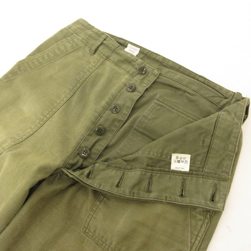 【中古】ARAN | アラン FATIGUE PT HEAVY BACK SATIN パンツ カーキ サイズ：4