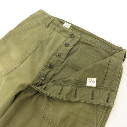 【中古】ARAN | アラン FATIGUE PT HEAVY BACK SATIN パンツ カーキ サイズ：4