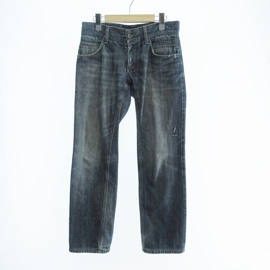 【中古】DOLCE & GABBANA | ドルチェアンドガッバーナ 14GOLD デニムパンツ G374TP/G8H04 国内正規品　ダメージ加工 ブルー サイズ：44