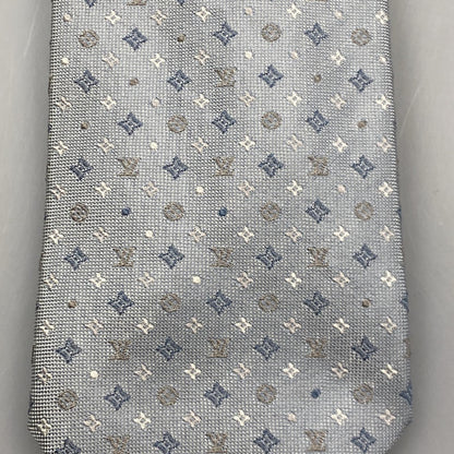 【中古】LOUIS VUITTON | ルイ・ヴィトン モノグラムグラディエントドッツ 8CM ネクタイ M76845 国内正規品