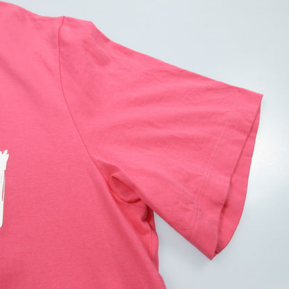 【中古】MSGM | エムエスジーエム BRUSH LOGO 半袖Ｔシャツ 3440MM510 国内正規品 ピンク サイズ：M