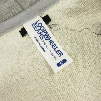 【中古】LOOPWHEELER | ループウィラー Slim Zip Sweat Hoody パーカー ×BEAMS PLUS グレー サイズ：M