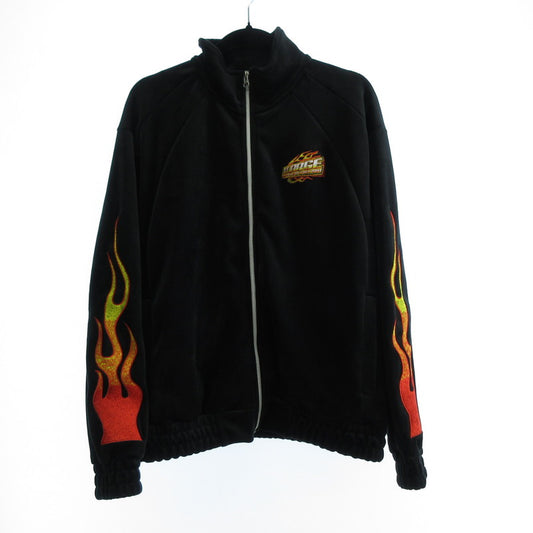 【中古】X-LARGE | エクストララージ VELOUR TRACK JACKET ジャージ 101244021006 ブラック サイズ：L