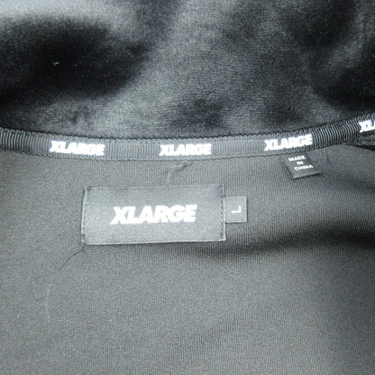 【中古】X-LARGE | エクストララージ VELOUR TRACK JACKET ジャージ 101244021006 ブラック サイズ：L