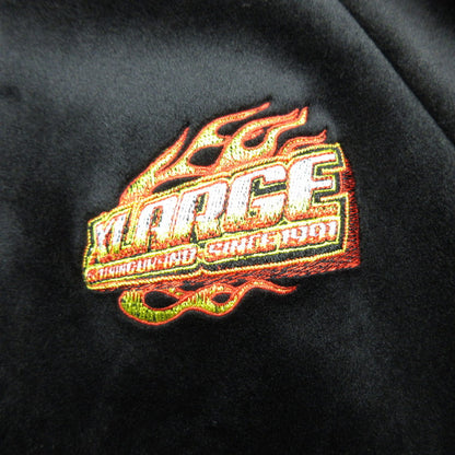 【中古】X-LARGE | エクストララージ VELOUR TRACK JACKET ジャージ 101244021006 ブラック サイズ：L