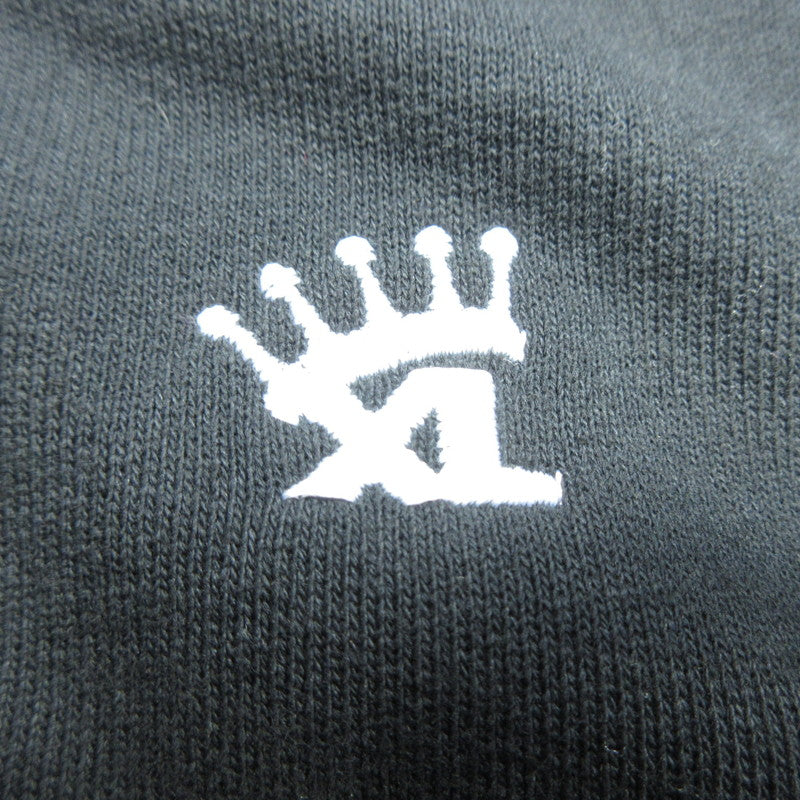 【中古】X-LARGE | エクストララージ EMBROIDERED LOGO PIPING ZIP UP SWEATSHIRT ジャージ 101241021012 ブラック サイズ：M