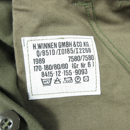 【中古】MILITARY衣料 | ミリタリーイリョウ カーゴパンツ 8415-12-155-9093 ドイツ軍年式:80sサイズ:6 カーキ
