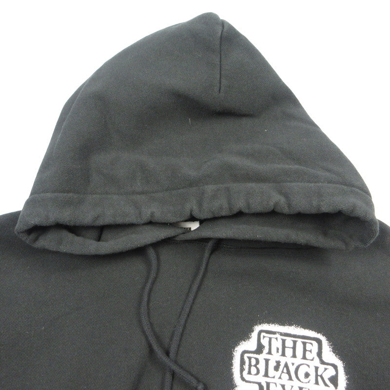 【中古】BlackEyePatch | ブラックアイパッチ SPRAYED OG LABEL HOODIE パーカー ブラック サイズ：XL