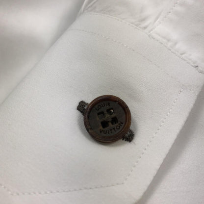 【中古】LOUIS VUITTON | ルイ・ヴィトン 長袖シャツ 国内正規品 ホワイト サイズ：41