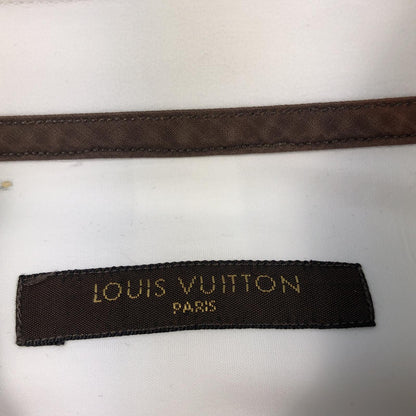 【中古】LOUIS VUITTON | ルイ・ヴィトン 長袖シャツ 国内正規品 ホワイト サイズ：41