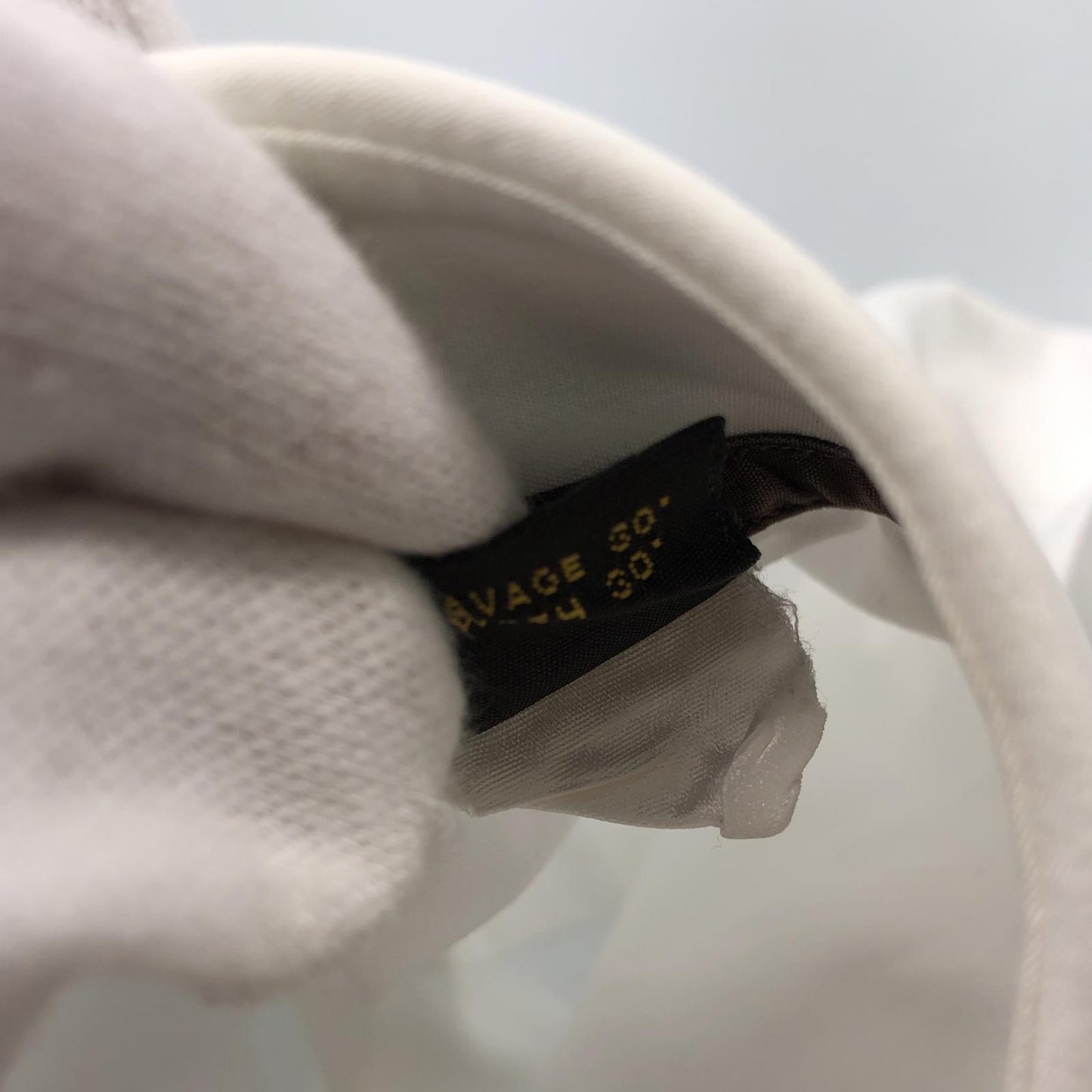 【中古】LOUIS VUITTON | ルイ・ヴィトン 長袖シャツ 国内正規品 ホワイト サイズ：41