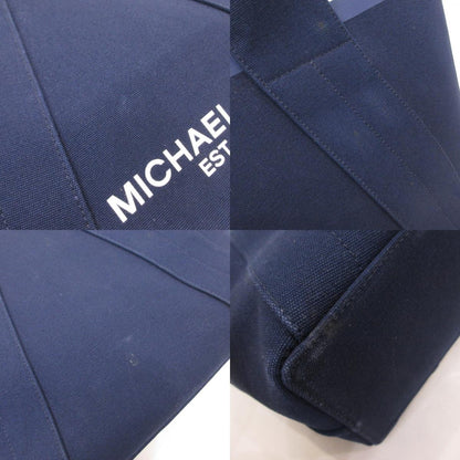 【中古】Michael Kors | マイケルコース Greyson Reversible Canvas Tote トートバッグ 33U9MGYT7C ネイビー
