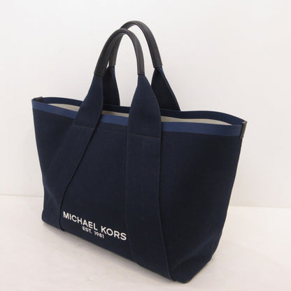 【中古】Michael Kors | マイケルコース Greyson Reversible Canvas Tote トートバッグ 33U9MGYT7C ネイビー