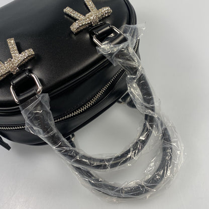 【中古】31 Sons de mode | トランテアンソンドゥモード ビジューリボンボストンバッグ ハンドバッグ 年式:2025S/S ブラック