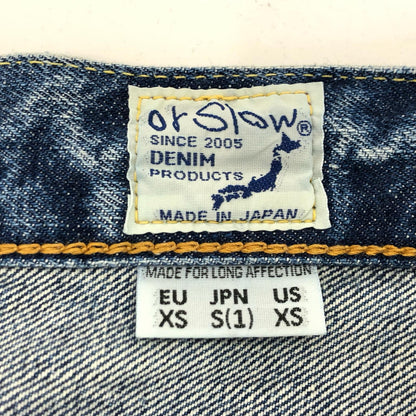 【中古】orSlow | オアスロウ 107 IVY FIT 2YEAR WASH デニムパンツ 01-0107-84 ブルー サイズ：S