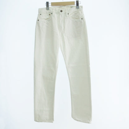 【中古】orSlow | オアスロウ 107W MEN'S IVY FIT JEANS WHITE DENIM デニムパンツ 01-0107W-69 ホワイト サイズ：S