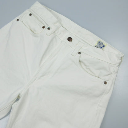 【中古】orSlow | オアスロウ 107W MEN'S IVY FIT JEANS WHITE DENIM デニムパンツ 01-0107W-69 ホワイト サイズ：S