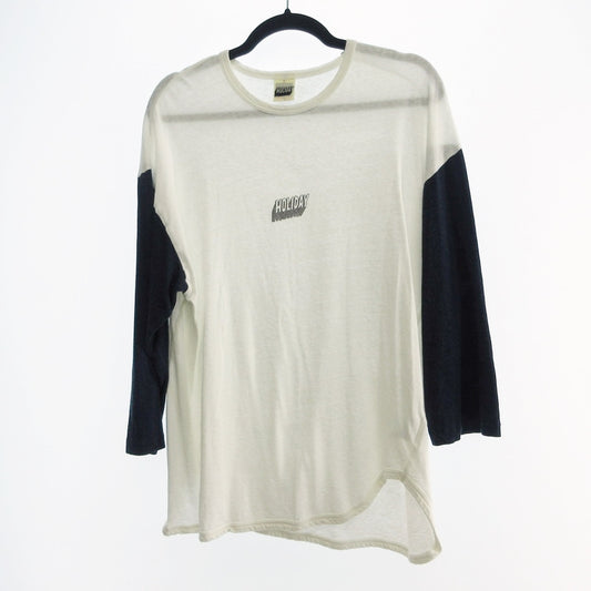 【中古】HOLIDAY | ホリデイ BASEBALL T-SHRT その他トップス 23101018 ホワイト サイズ：XL