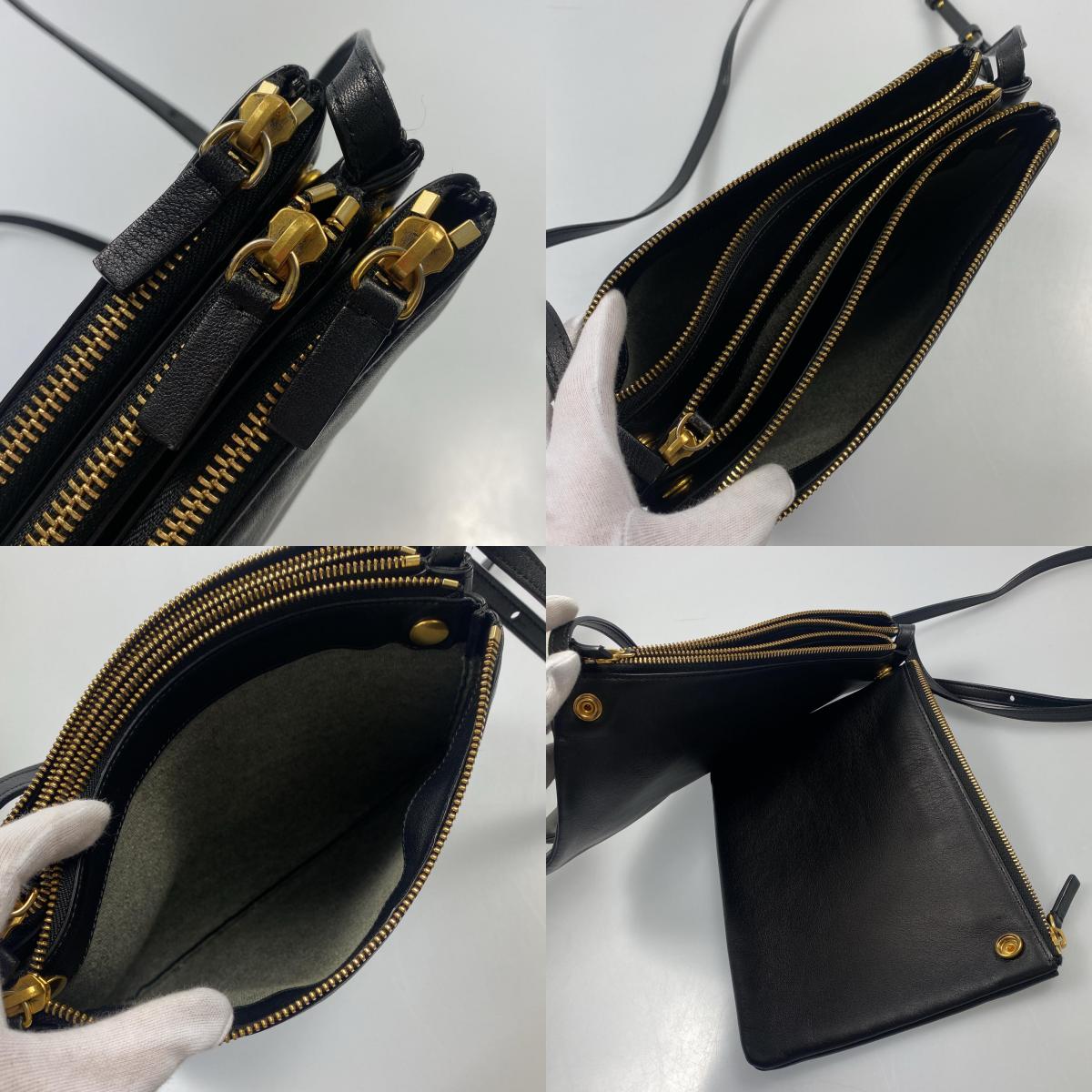 【中古】CELINE | セリーヌ TRIO LARGE ショルダーバッグ 171453